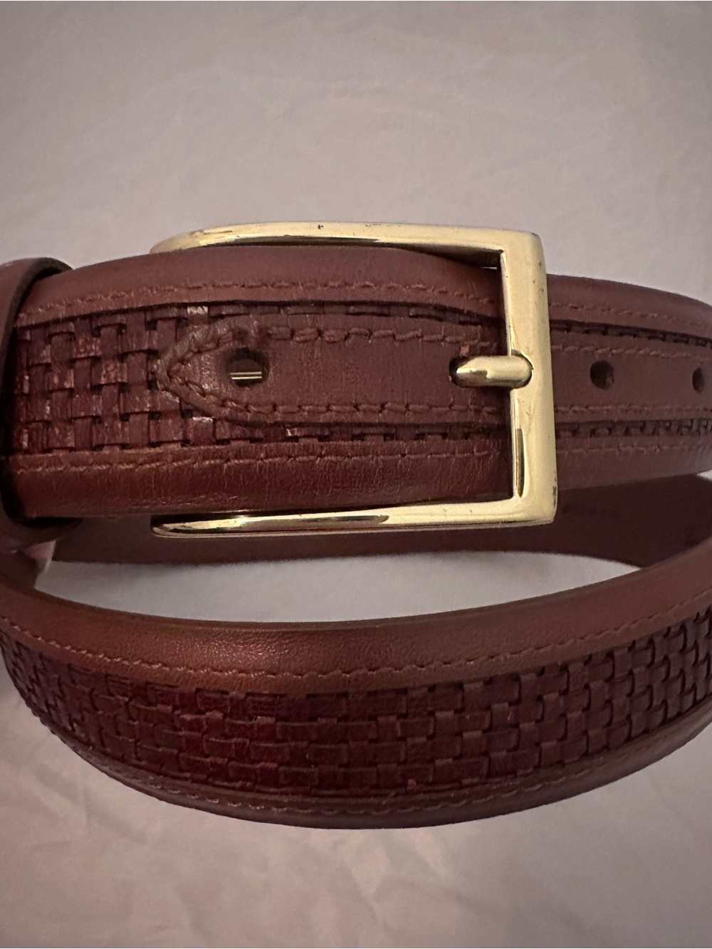 Allen Edmonds | Men's Woven Leather Belt | 40